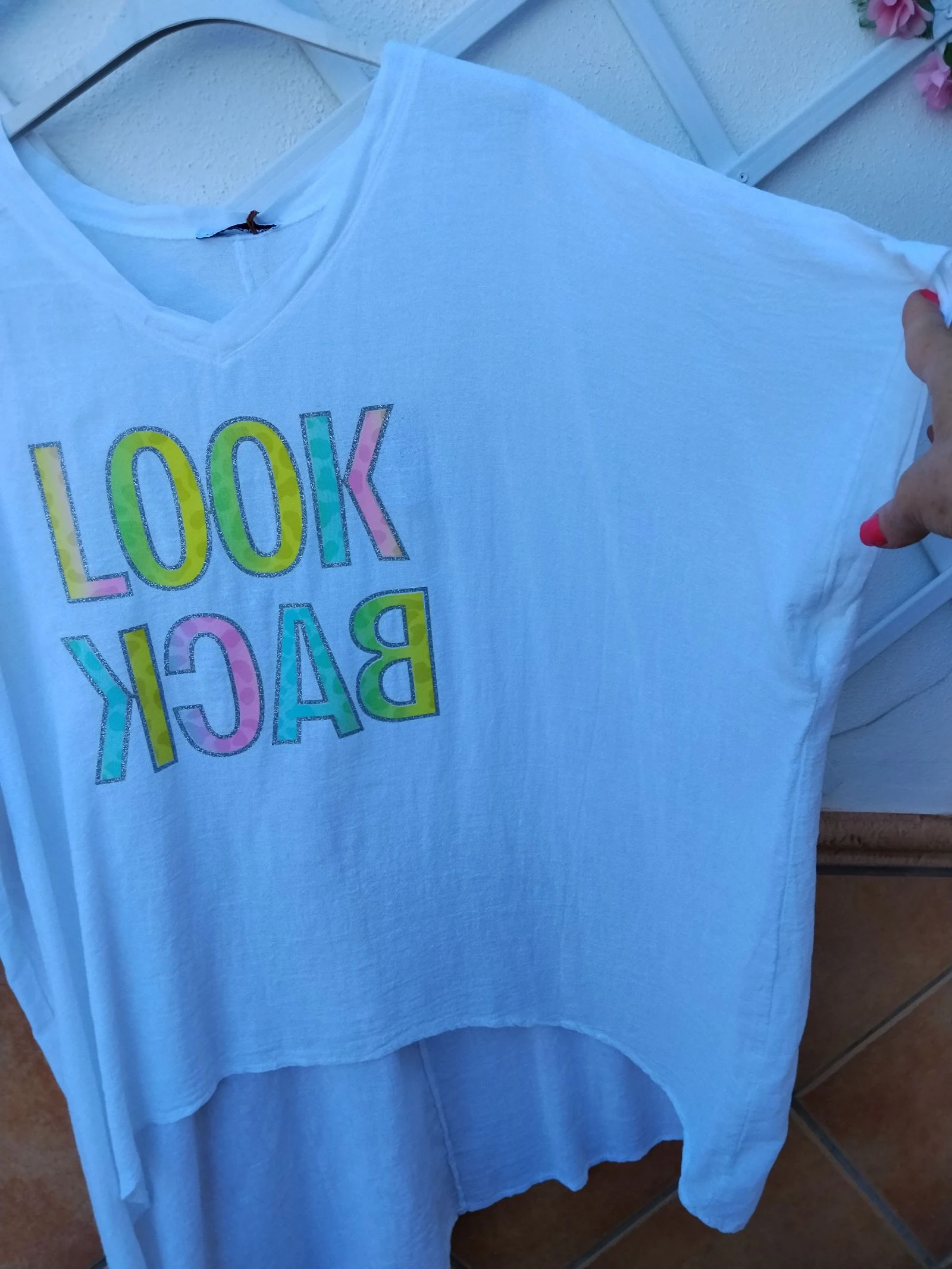 Camiseta oversize hasta 44 de talla de algodón nuevo con etiqueta  – photo 3